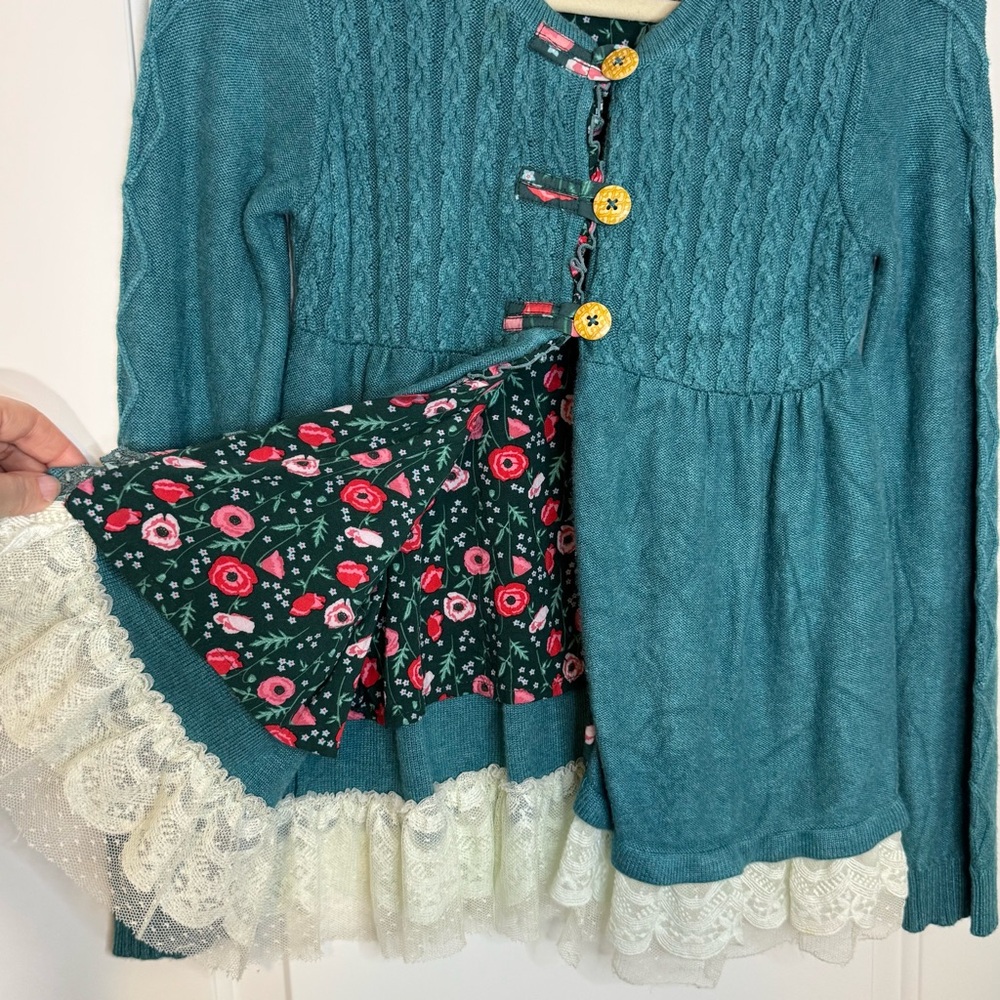 Matilda Jane Size 12 Girls Cardigan | Cottagecore Layering Piece - Picture 6 of 7